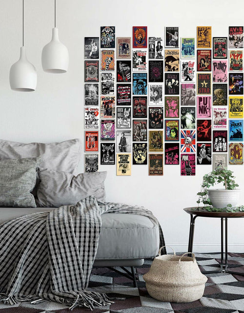 Load image into Gallery viewer, JZHLLOY Punk Hip Hop Rap Wall Collage Kit Retro Black Paper Posters
