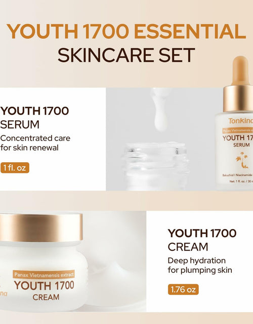 Load image into Gallery viewer, Tonkina Youth 1700 Trio Set Vietnamese Ginseng Serum Eye Cream Bakuchiol
