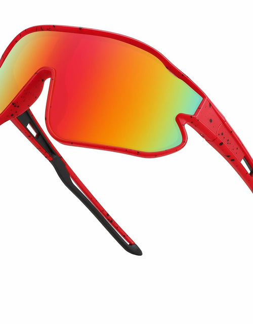 Load image into Gallery viewer, MARIDA Kids Sunglasses UV400 Sports Cycling Baseball Red Size 10-16
