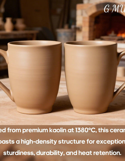 Load image into Gallery viewer, GMUGS Ceramic Coffee Mugs Set 11oz Purple Blue Wedding Bride Groom Gift
