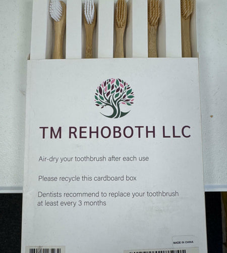 Soft Bamboo Toothbrush 10 Pack Soft Bristles Biodegradable Handle Eco
