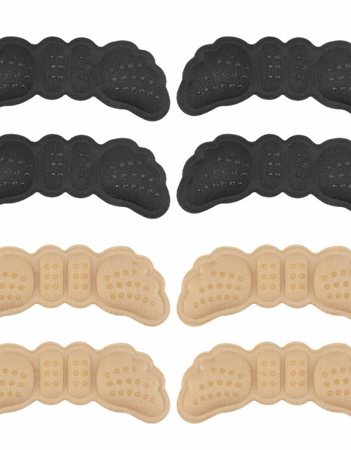 Load image into Gallery viewer, Gosknor 4 Pairs Heel Protector Pads Foam Inserts Cushion Black Skin Color
