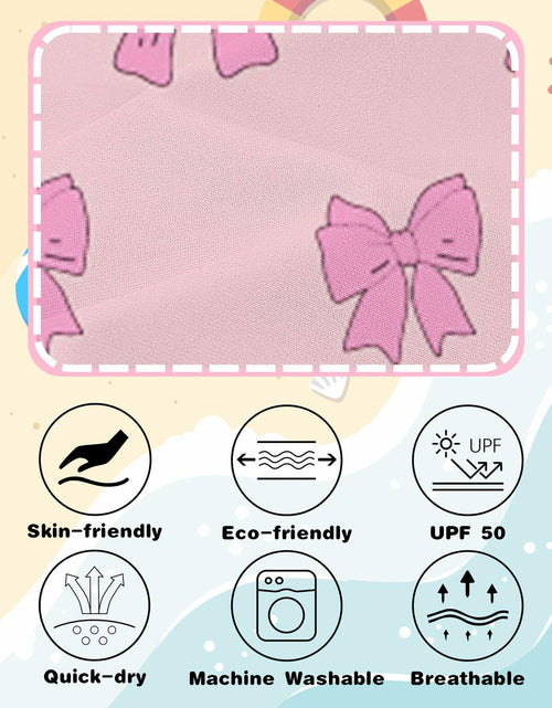 Load image into Gallery viewer, Toddler Girls One Piece Swimsuit Long Sleeve Zipper Pink Size 24 Month
