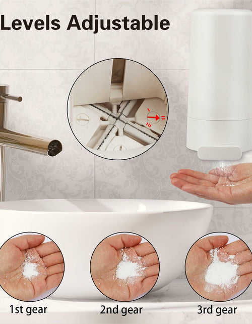 Load image into Gallery viewer, WSLFOKIDA Soap Dispenser with Built-in Blade Wall-Mountable Adjustable White
