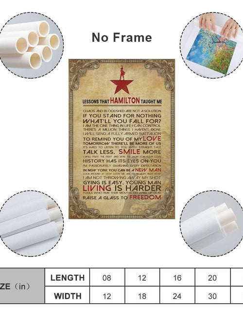 Load image into Gallery viewer, LINWDSB Hamilton Lessons Education Poster 12x18in Unframe-style Portrait
