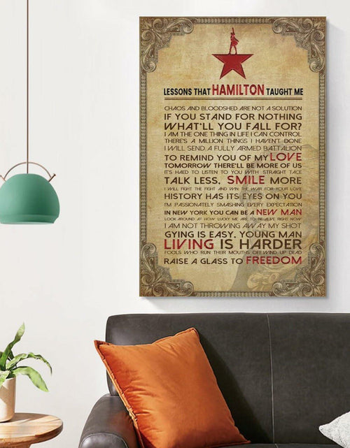 Load image into Gallery viewer, LINWDSB Hamilton Lessons Education Poster 12x18in Unframe-style Portrait
