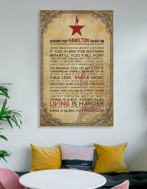 Load image into Gallery viewer, LINWDSB Hamilton Lessons Education Poster 12x18in Unframe-style Portrait
