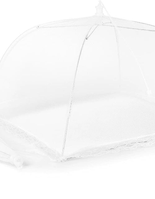 Load image into Gallery viewer, Alysontech Mesh Outdoor Food Cover Tents 6 Pack White Collapsible Pop Up
