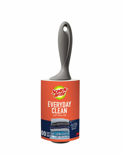 Load image into Gallery viewer, Scotch-Brite Everyday Clean Lint Roller, Pet Hair, 100 Sheets, White, 1 Pack
