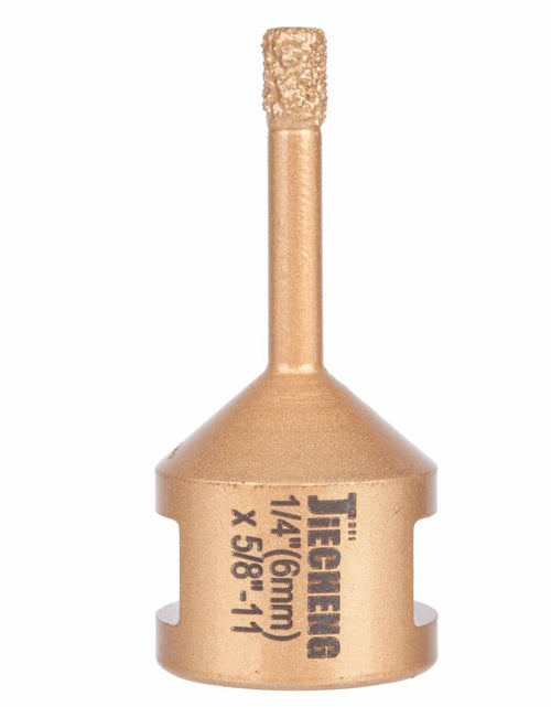 Load image into Gallery viewer, JIECHENG Diamond Core Drill Bit 1/4 inch Gold Hole Saw 6mm for Granite
