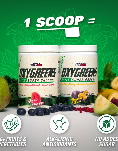 Load image into Gallery viewer, BestBy10/25 EHP Labs OxyGreens Super Greens Powder 30 Serve Strawberry Margarita
