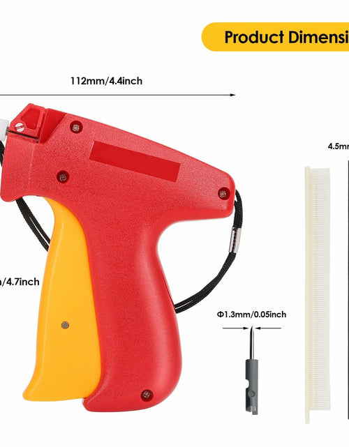 Load image into Gallery viewer, HUIJUTCHEN Mini Stitch Gun for Clothes with 2 Needles 1500 Black &amp; White
