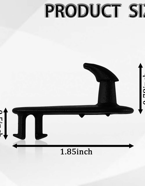 Load image into Gallery viewer, Tobenbone Car Floor Mat Clips Fixing Hooks Clamp Carpet Fasteners Black
