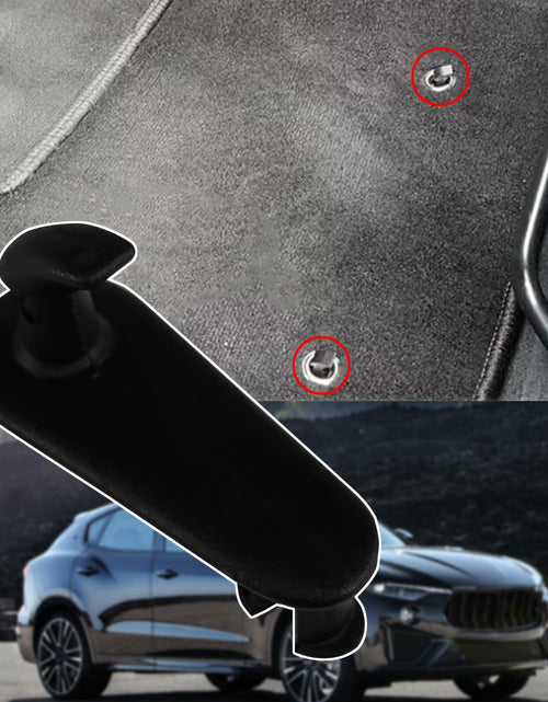 Load image into Gallery viewer, Tobenbone Car Floor Mat Clips Fixing Hooks Clamp Carpet Fasteners Black
