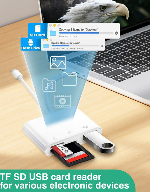 Load image into Gallery viewer, Dargahou Trail Camera Viewer SD Card Reader Photo Video No App Blue
