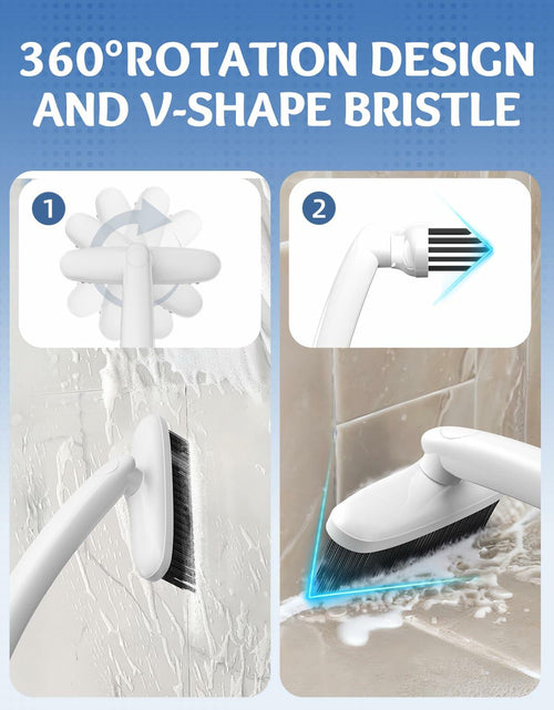 Load image into Gallery viewer, TQRR 360° Rotating Hard Bristle Cleaning Brush White 1 Count
