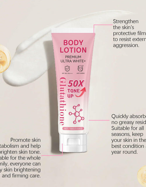 Load image into Gallery viewer, KNHYDWD Glutathione 50x Tone Up Body Lotion Moisturizing 3.53oz 2 Packs
