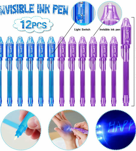 U-PTYTM Snowflake Birthday Party Favors Set Kids Girl Winter 12pcs Purple Blue