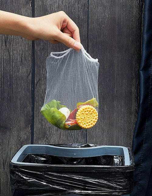 Load image into Gallery viewer, HiBD Kitchen Sink Triangle Tri-Holder Strainer Gray Rack 100PCS Mesh Bags
