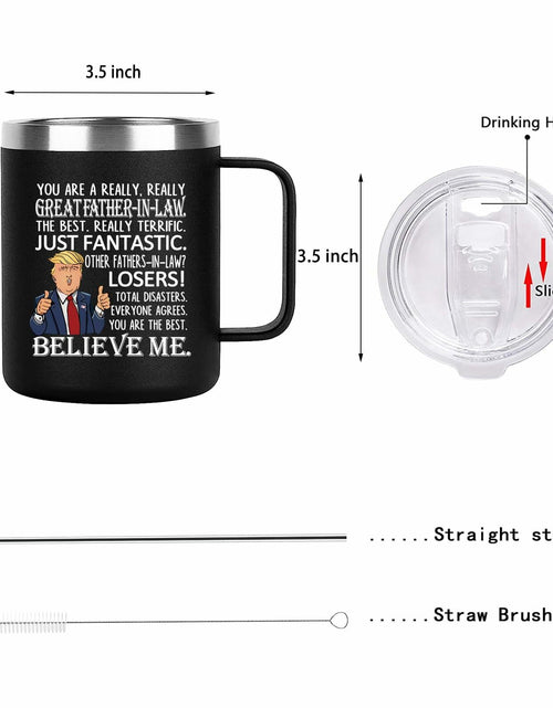 Load image into Gallery viewer, [Like New] Aletege Great Father-In-Law Mug Stainless Steel 12 OZ Black
