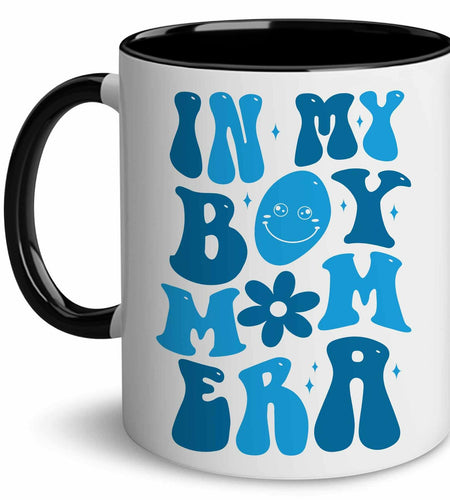 [Like New] CHIMCHICHCHOE Boy Mom Era Coffee Mug Multicolor Accent 11 OZ Ceramic
