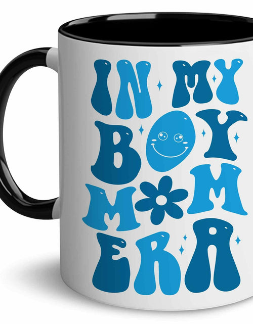 Load image into Gallery viewer, [Like New] CHIMCHICHCHOE Boy Mom Era Coffee Mug Multicolor Accent 11 OZ Ceramic
