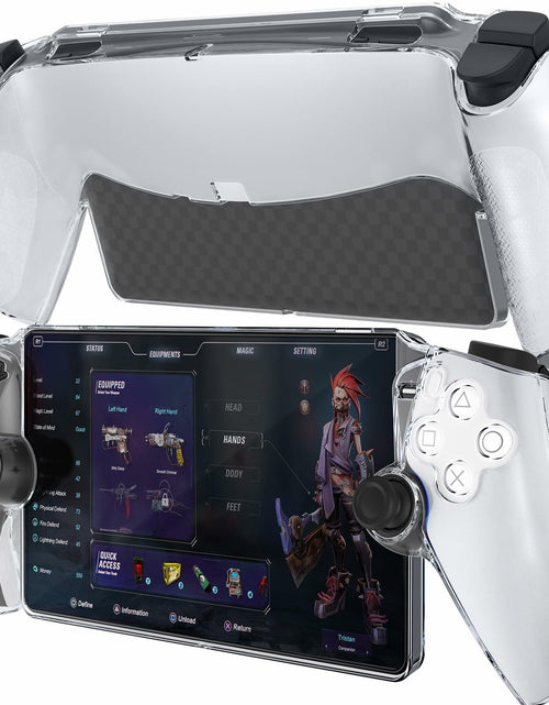 Load image into Gallery viewer, [Like New] HEYSTOP PS5 Controller Case Clear Grip Cover w/ Screen Protector &amp; Caps
