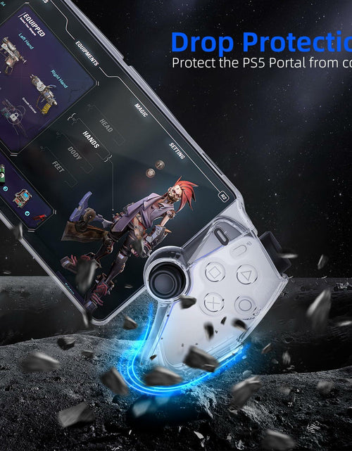 Load image into Gallery viewer, [Like New] HEYSTOP PS5 Controller Case Clear Grip Cover w/ Screen Protector &amp; Caps

