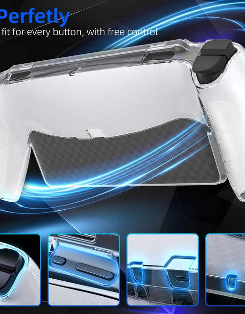 Load image into Gallery viewer, [Like New] HEYSTOP PS5 Controller Case Clear Grip Cover w/ Screen Protector &amp; Caps
