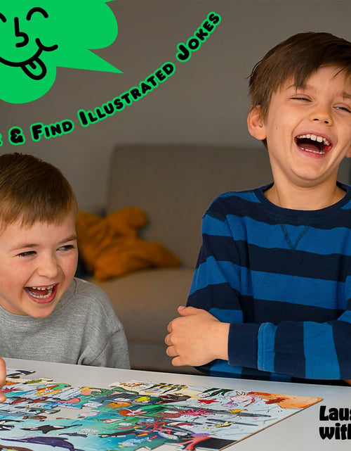 Load image into Gallery viewer, Laugh with Life Under The Sea Joke Puzzle 72pcs Ocean Life 24x36 Multi-Color
