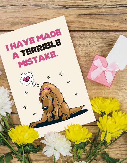 Load image into Gallery viewer, Detuca I'm Sorry Greeting Card Funny Apology Card for Her Him
