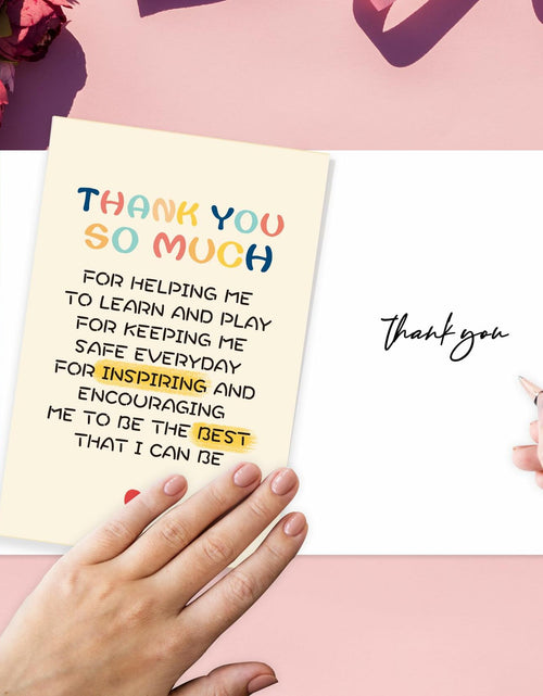 Load image into Gallery viewer, Detuca Best Teacher Thank You Card Gift from Students Funny Appreciation
