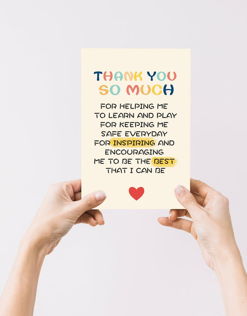Load image into Gallery viewer, Detuca Best Teacher Thank You Card Gift from Students Funny Appreciation
