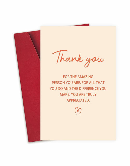 Load image into Gallery viewer, Detuca Thank You Card for Men Women Appreciation Gift Color DTK-81 Style DTK-81

