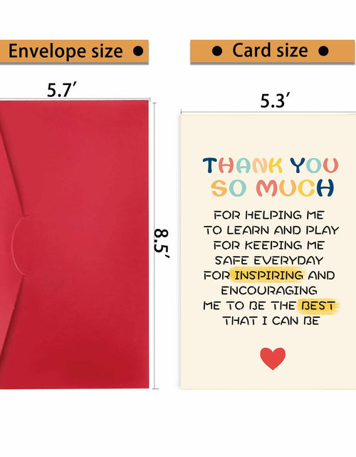 Load image into Gallery viewer, Detuca Best Teacher Thank You Card Gift from Students Funny Appreciation
