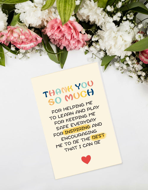 Load image into Gallery viewer, Detuca Best Teacher Thank You Card Gift from Students Funny Appreciation
