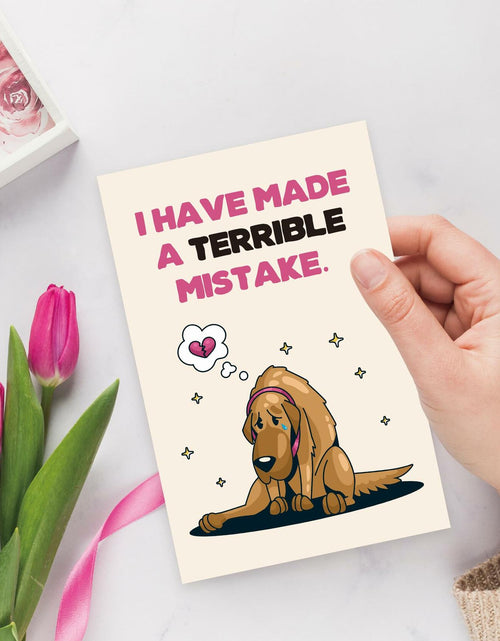 Load image into Gallery viewer, Detuca I'm Sorry Greeting Card Funny Apology Card for Her Him
