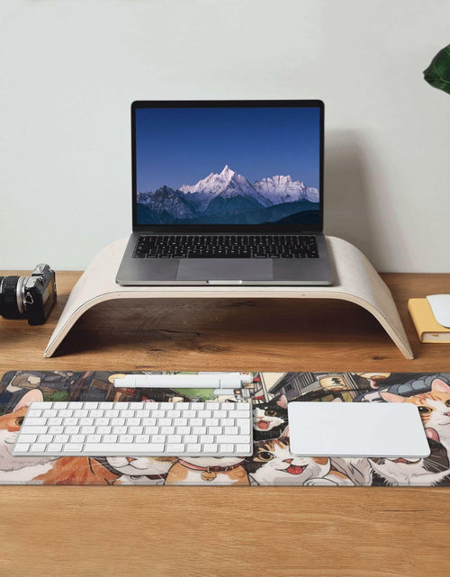 Load image into Gallery viewer, Gipvuqa Japanese Cats XL Gaming Desk Pad 31.5x11.8 Inch Large Mouse Mat
