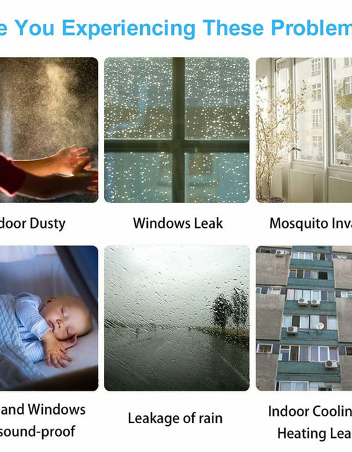 Load image into Gallery viewer, AIMIXUN Weather Stripping Door Seal Silicone Draft Stopper 16.4ft Clear
