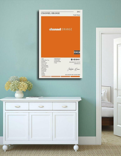Load image into Gallery viewer, Nomzie Frank Ocean Channel Orange Album Cover Poster 12x18 inches
