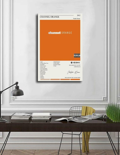 Load image into Gallery viewer, Nomzie Frank Ocean Channel Orange Album Cover Poster 12x18 inches
