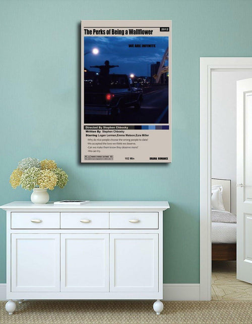 Load image into Gallery viewer, ELSARBEINA Perks of Being A Wallflower Canvas Poster 12x18in Earthy Tones

