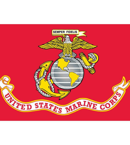 United States Marine Corps Flag On A Stick 12x18 Officially Licensed