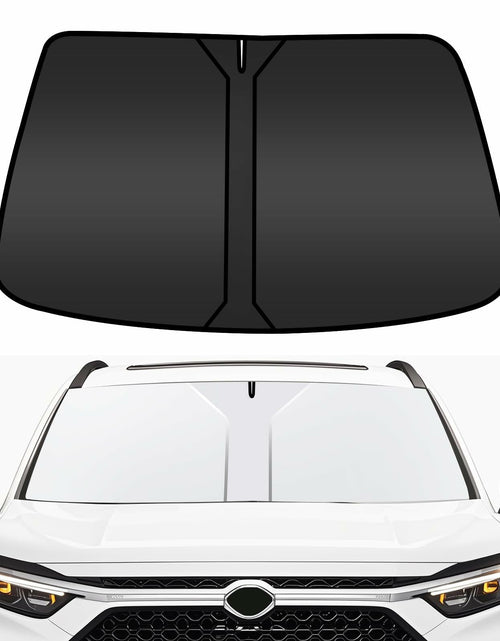 Load image into Gallery viewer, COFSODI Car Windshield Sunshade Double Thickened UV Protection Black
