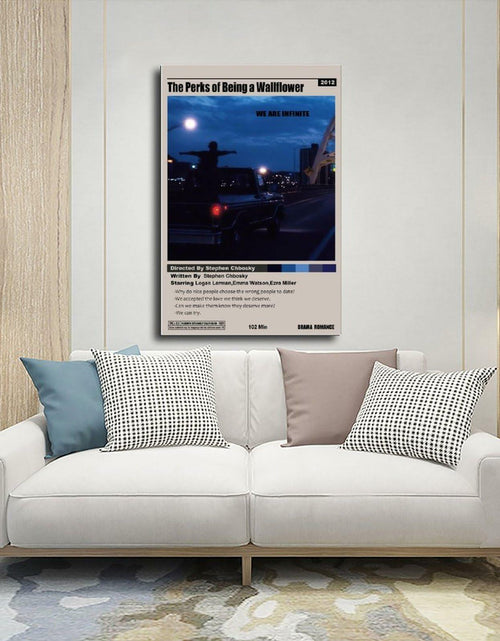Load image into Gallery viewer, ELSARBEINA Perks of Being A Wallflower Canvas Poster 12x18in Earthy Tones
