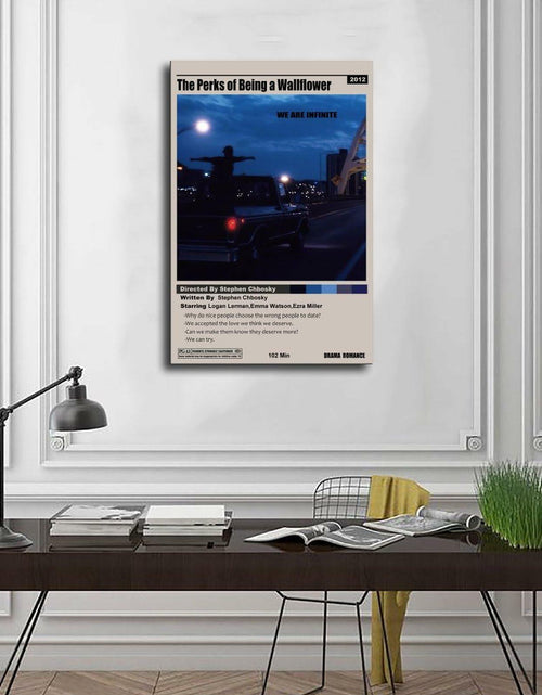 Load image into Gallery viewer, ELSARBEINA Perks of Being A Wallflower Canvas Poster 12x18in Earthy Tones
