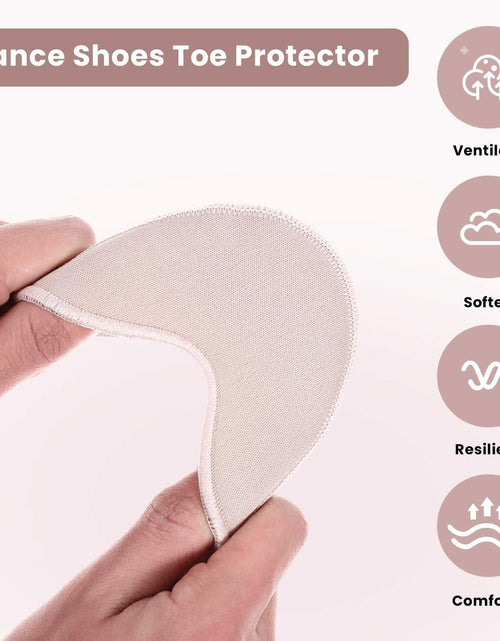 Load image into Gallery viewer, Prasacco Ballet Toe Pads Soft Breathable Elastic Reusable Size 6-9
