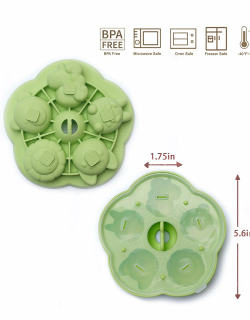 Load image into Gallery viewer, Generic 2 Pack Silicone Baking Molds Yellow Paw Green Zoo Small DIY Tool
