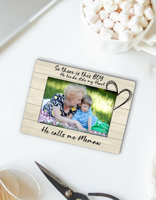Load image into Gallery viewer, Foyoulame Uncle 4x6 Wooden Photo Frame Tabletop Memaw Color
