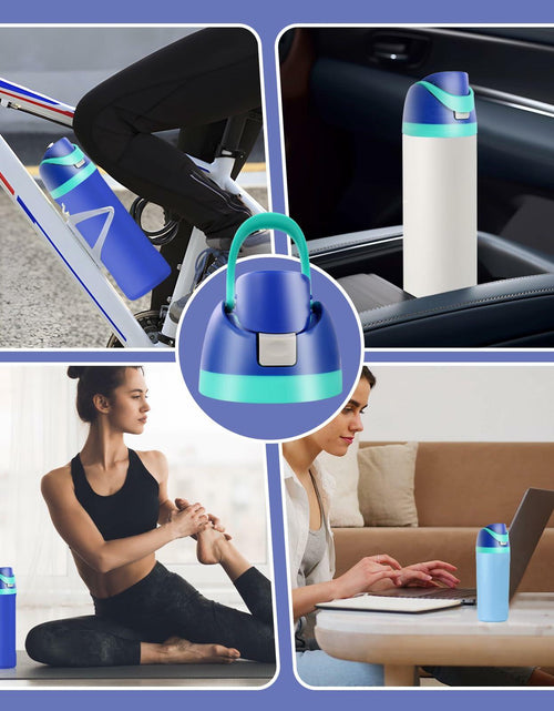 Load image into Gallery viewer, Ruzkq Replacement Lid for Owala Freesip Water Bottle Leakproof Dark Blue
